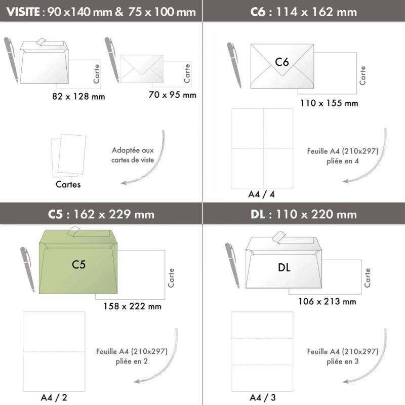 Carton de 200 enveloppes Pollen 162x229mm 120g/m2 avec bande adhésive - Kraft