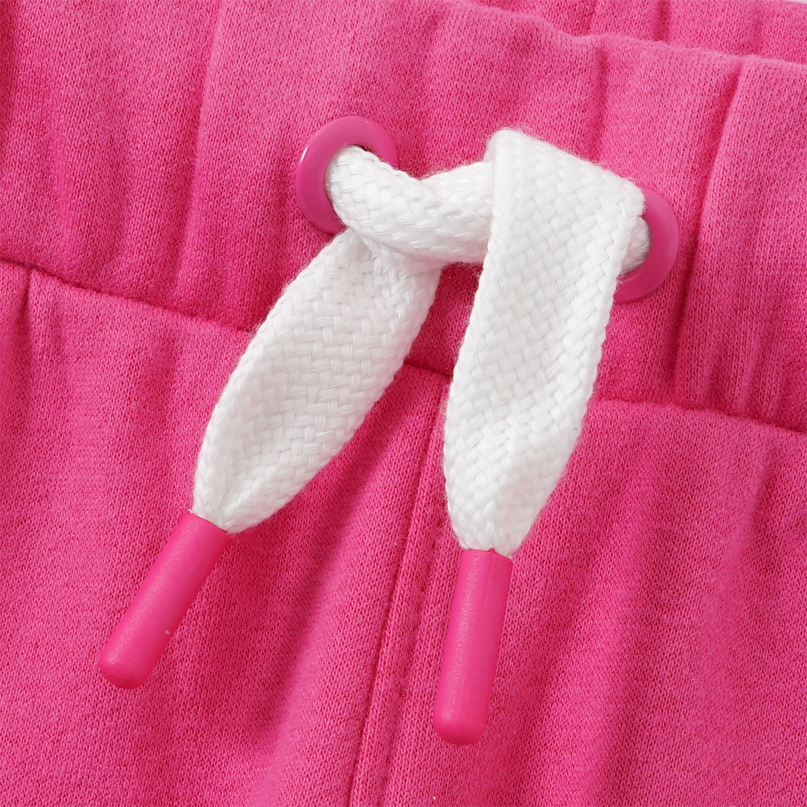 Yigga Mädchen Jogginghose mit Tunnelzug pink