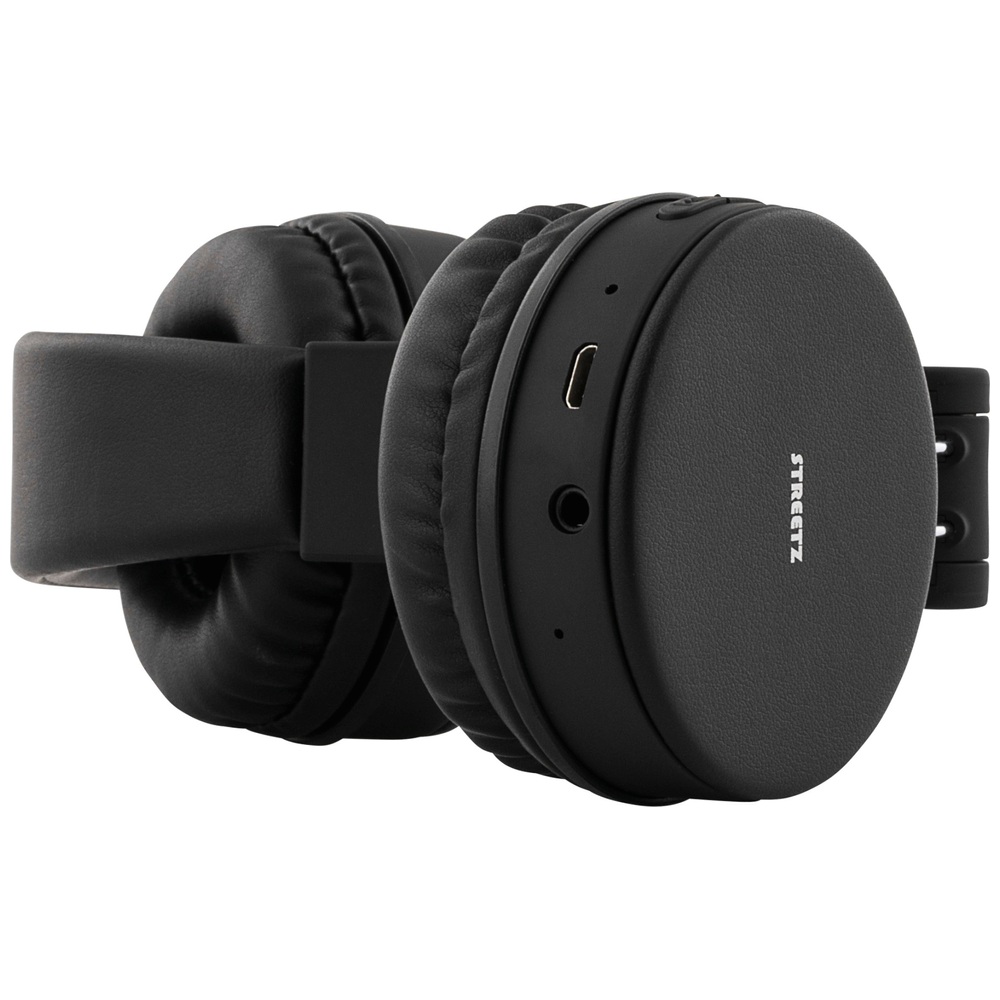 Streetz HL-BT400 Bluetooth-On-Ear-Kopfhörer Schwarz