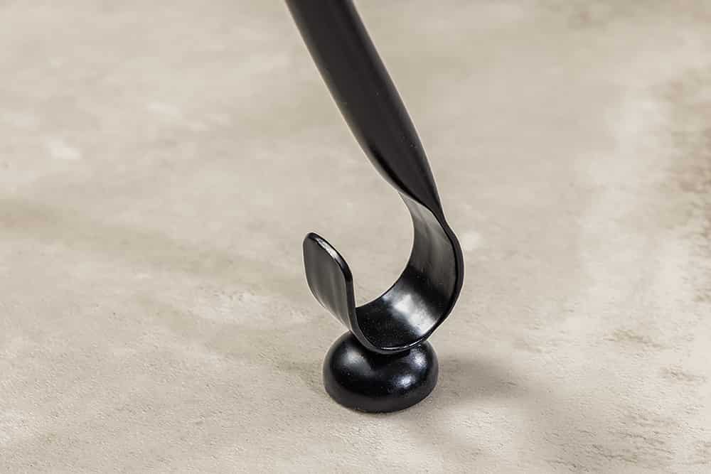 Runder Beistelltisch MARRAKESCH 40cm silber Teetisch abnehmbares Tablett klappbar