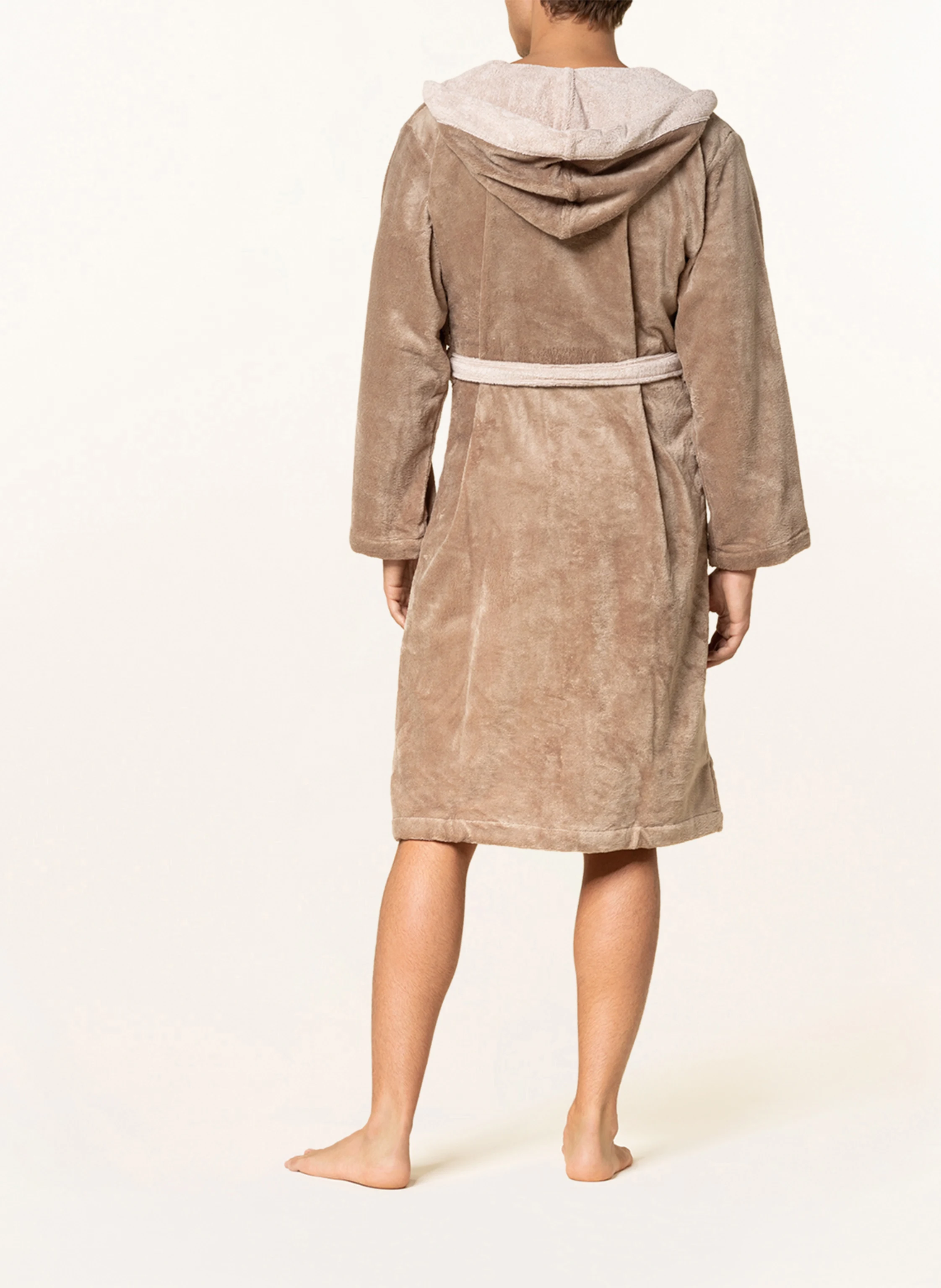 VOSSEN Unisex-Bademantel POPPY mit Kapuze