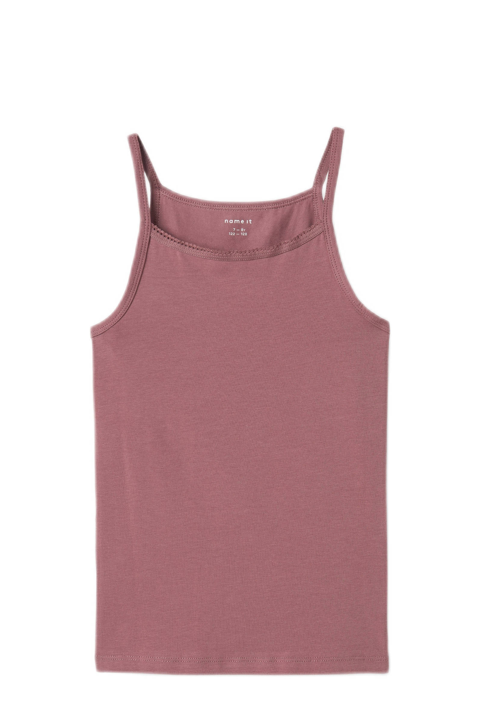 NAME IT singlet NKFSTRAP TOP - set van 2 paars/mauve