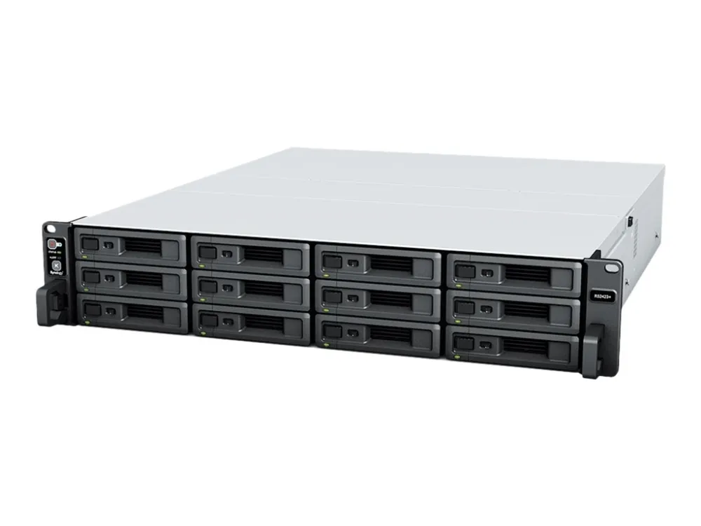 Synology RackStation RS2423RP  - NAS-server - 12 bays - rackversion - SATA 6Gb/s - RAID JBOD, 0, 1, 5, 6, 10 - RAM 8 GB - Gigabit Ethernet / 10 Gigabit Ethernet - iSCSI support - 2U