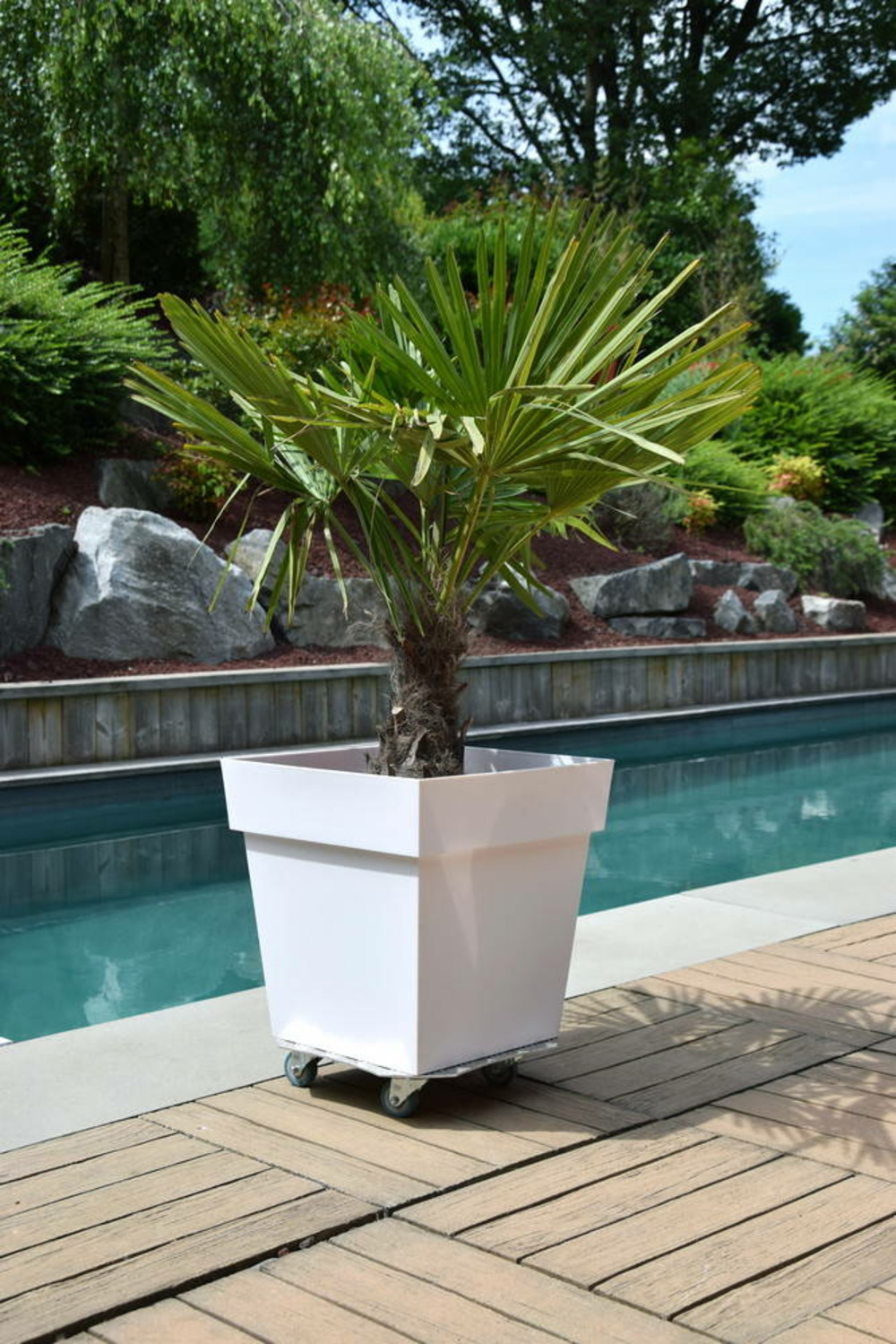 Roule plante alu 34 x 34 cm - louis moulin