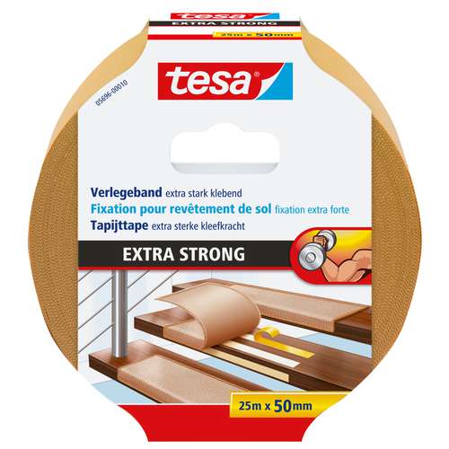 tesa® Verlegeband, doppelseitig, extra stark