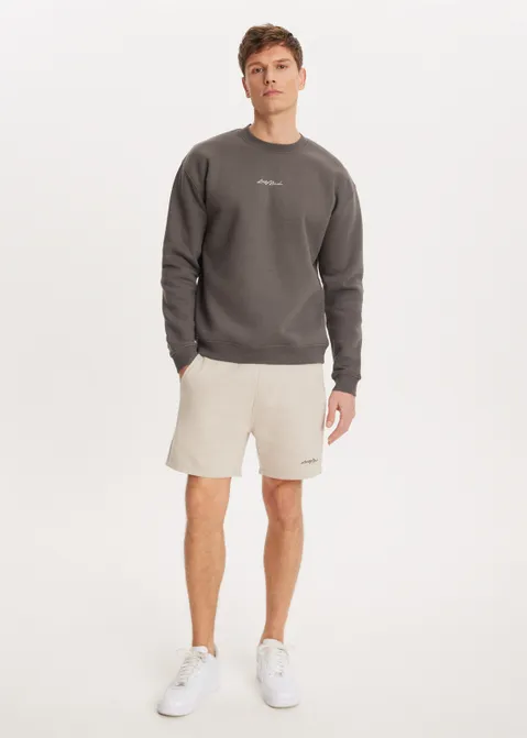 Brushed korte broek bruin (TAU.L)