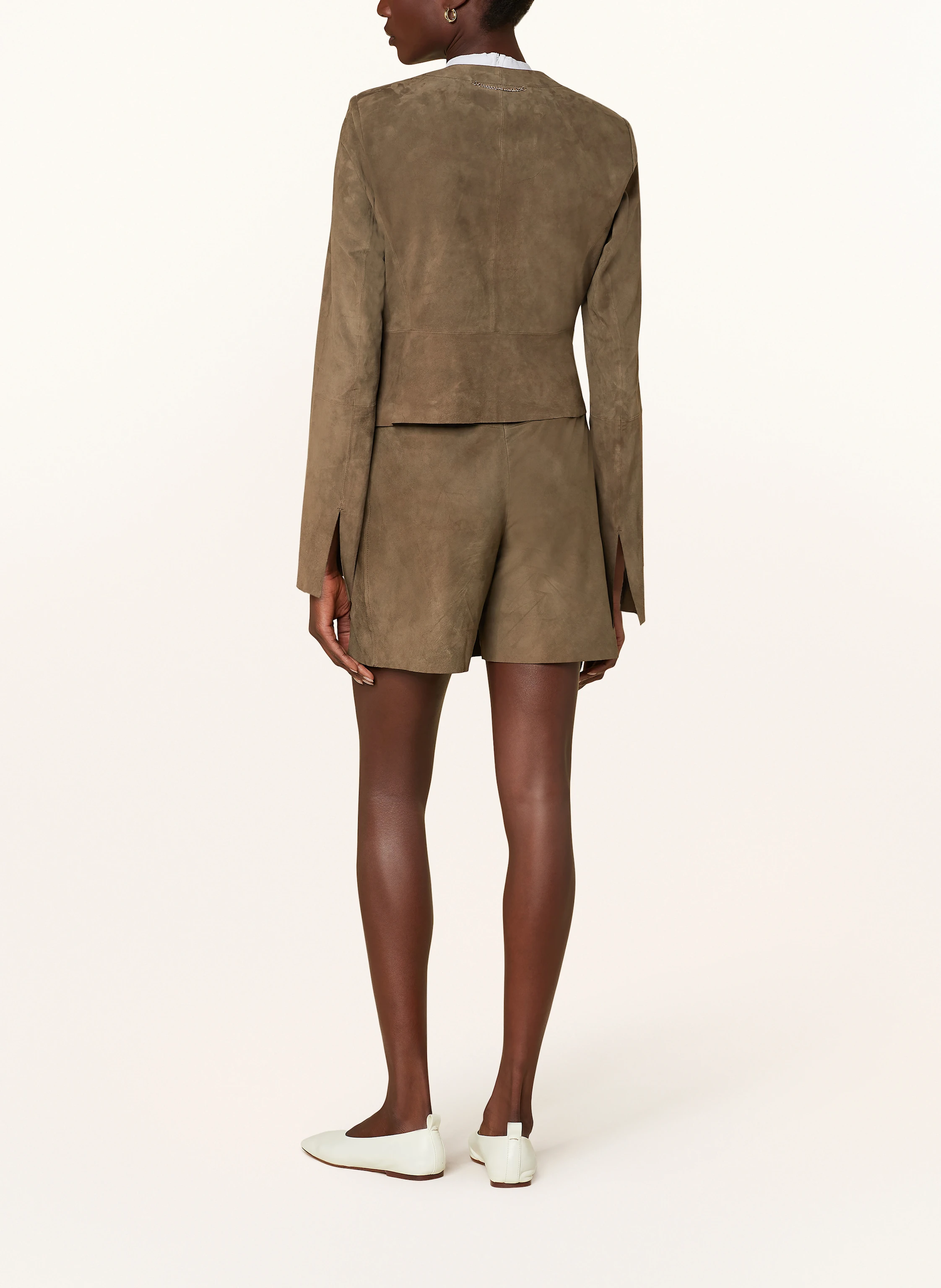 RIANI Leder-Skort