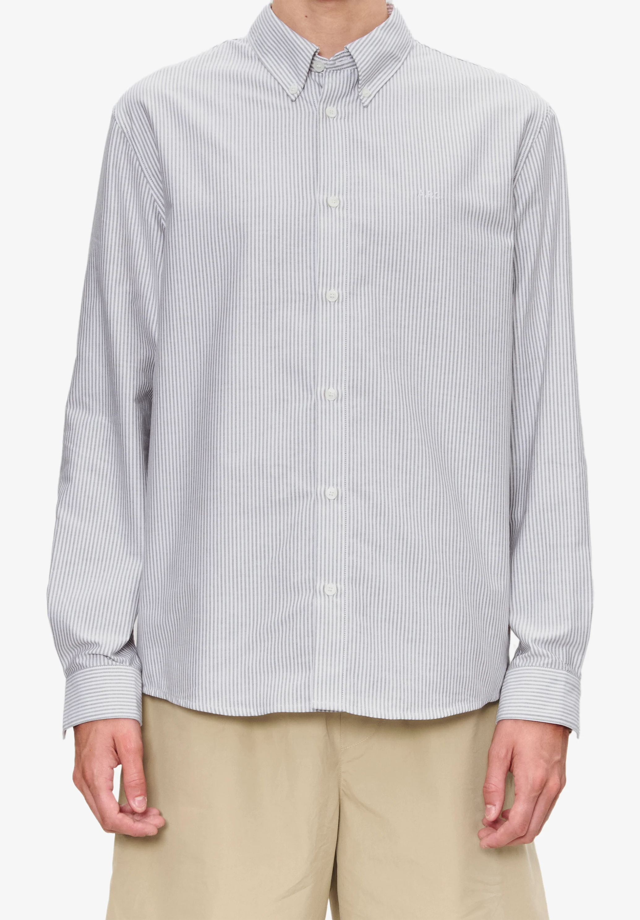 chemise greg logo - Kaki militaire
