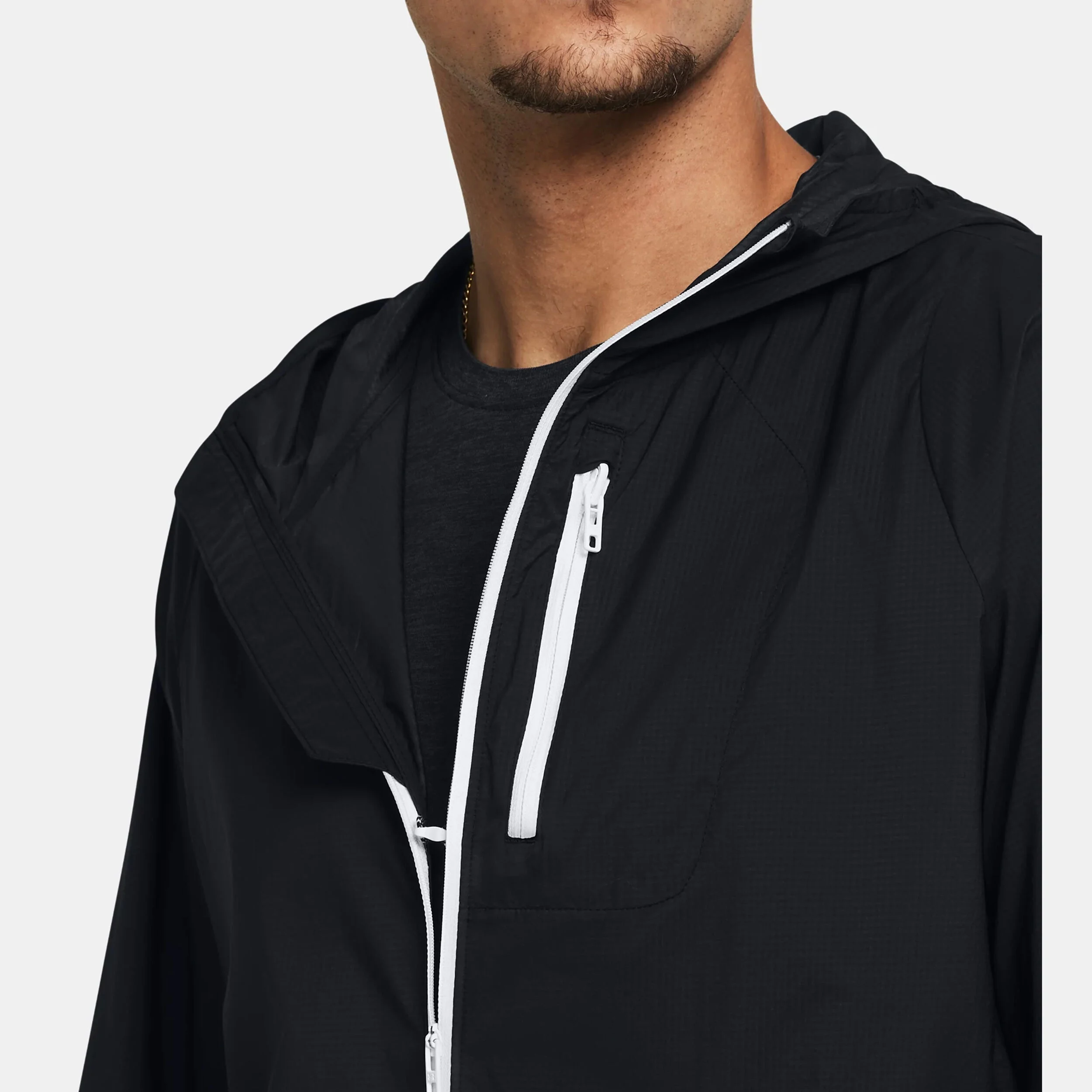 Under Armour Phantom Windbreaker Veste Running Hommes - Noir , Blanc