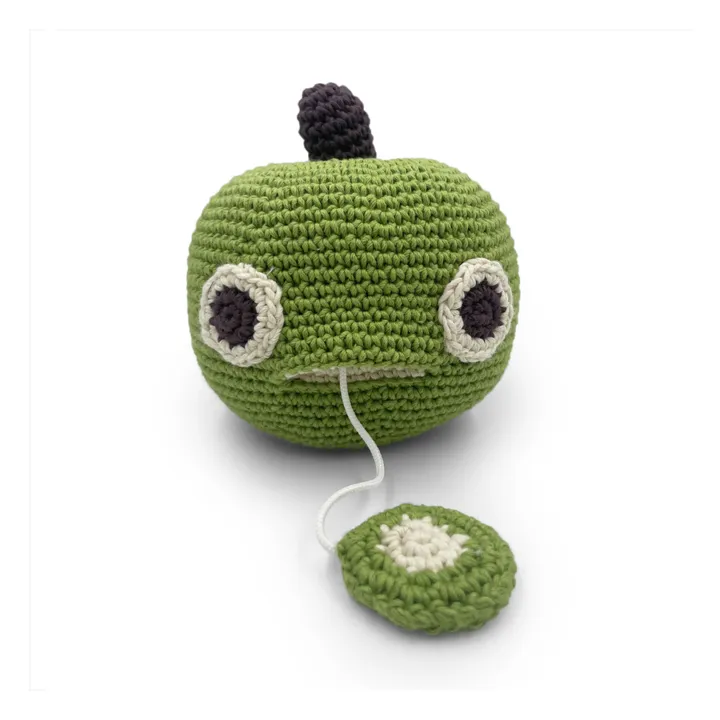 MyuM Boite à musique Pomme en crochet | Vert