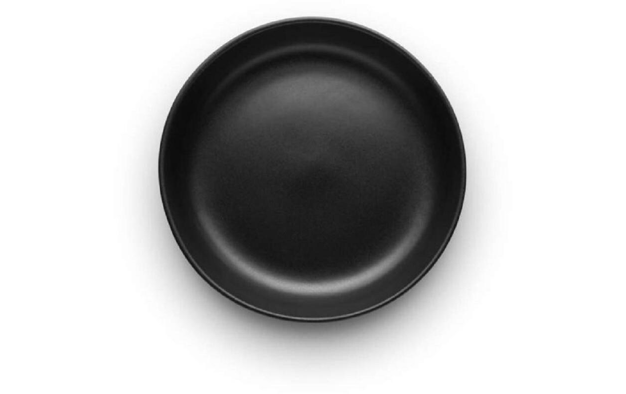 Salatschüssel Nordic Kitchen 25 cm, 4 Stück, SchwarzTeller mit senkrechter Kante