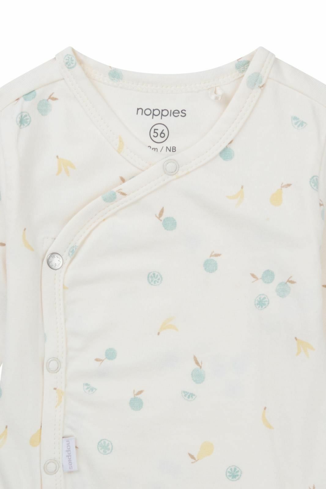 Noppies Newborn Romper Oakmont - Fruit pattern Off white