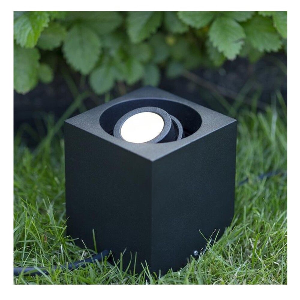 KUBESPOT MARKSLÖJD GARDEN 24 SVART