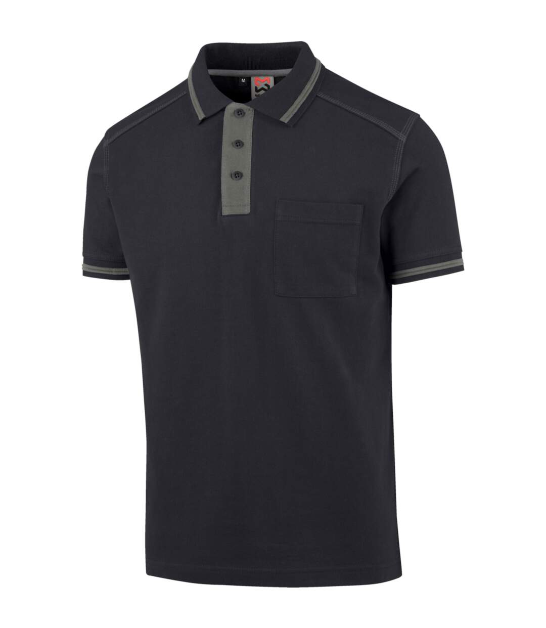 Polo de travail Classic Würth MODYF Marine Gris