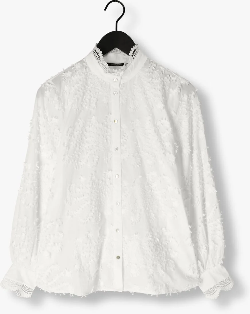 BRUUNS BAZAAR witte bruuns bazaar blouse lingon charlotta shirt