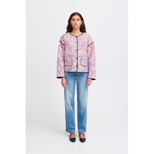 Ichi Malini Jakke, Lilas Paisley Print, 40