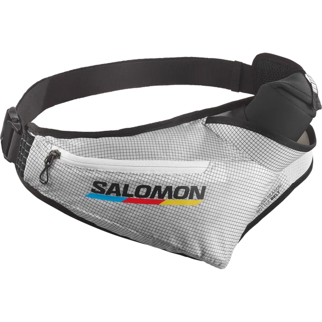 CROSS SEASON BOTTLE RACE FLAG  Ceinture unisexe avec bouteille 3D incluse WHITE/BLACK