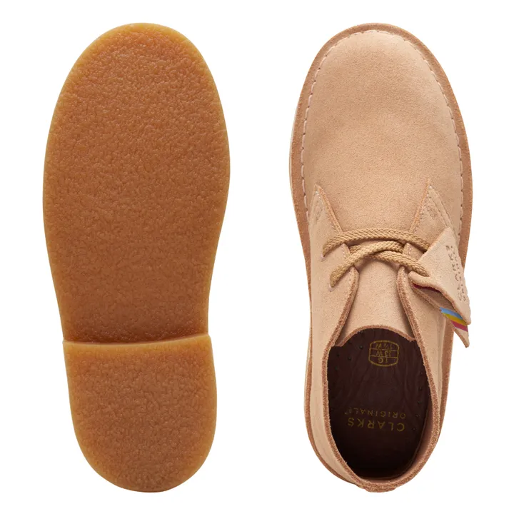 Clarks Bottines Lacets Desert Boot Suede | Beige