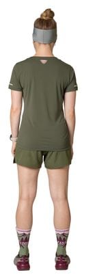 Maillot manches courtes Dynafit Alpine Khaki Femme