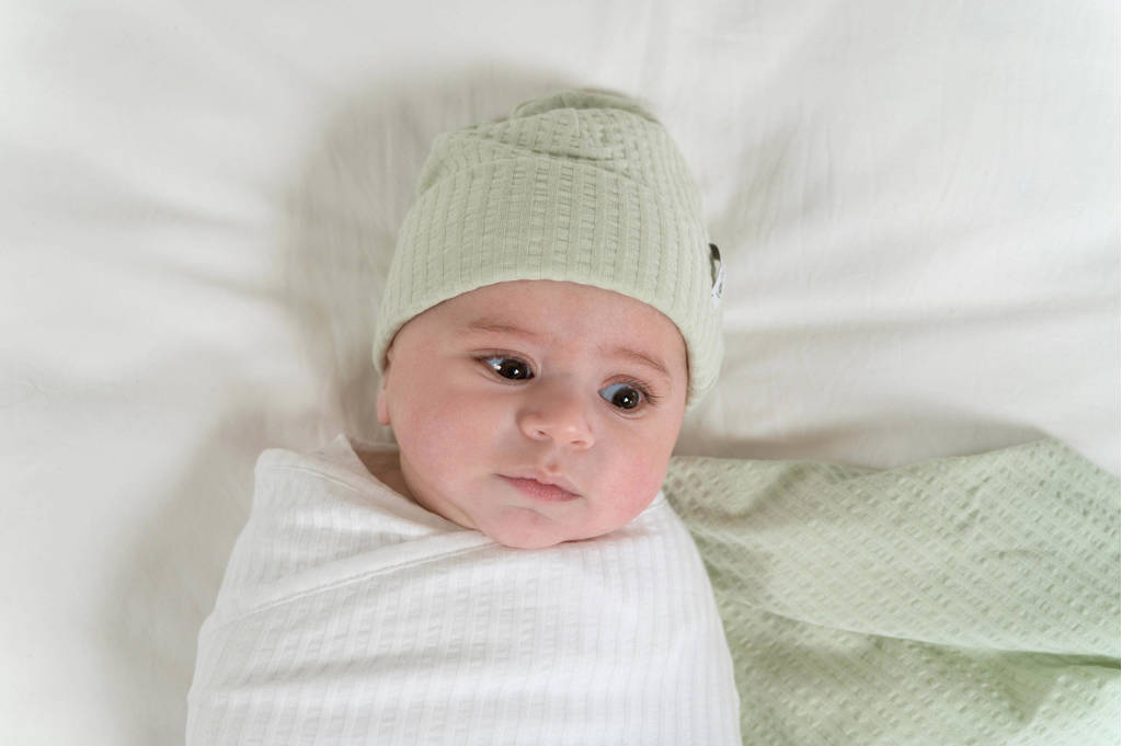 Lodger baby muts Seersucker Silk