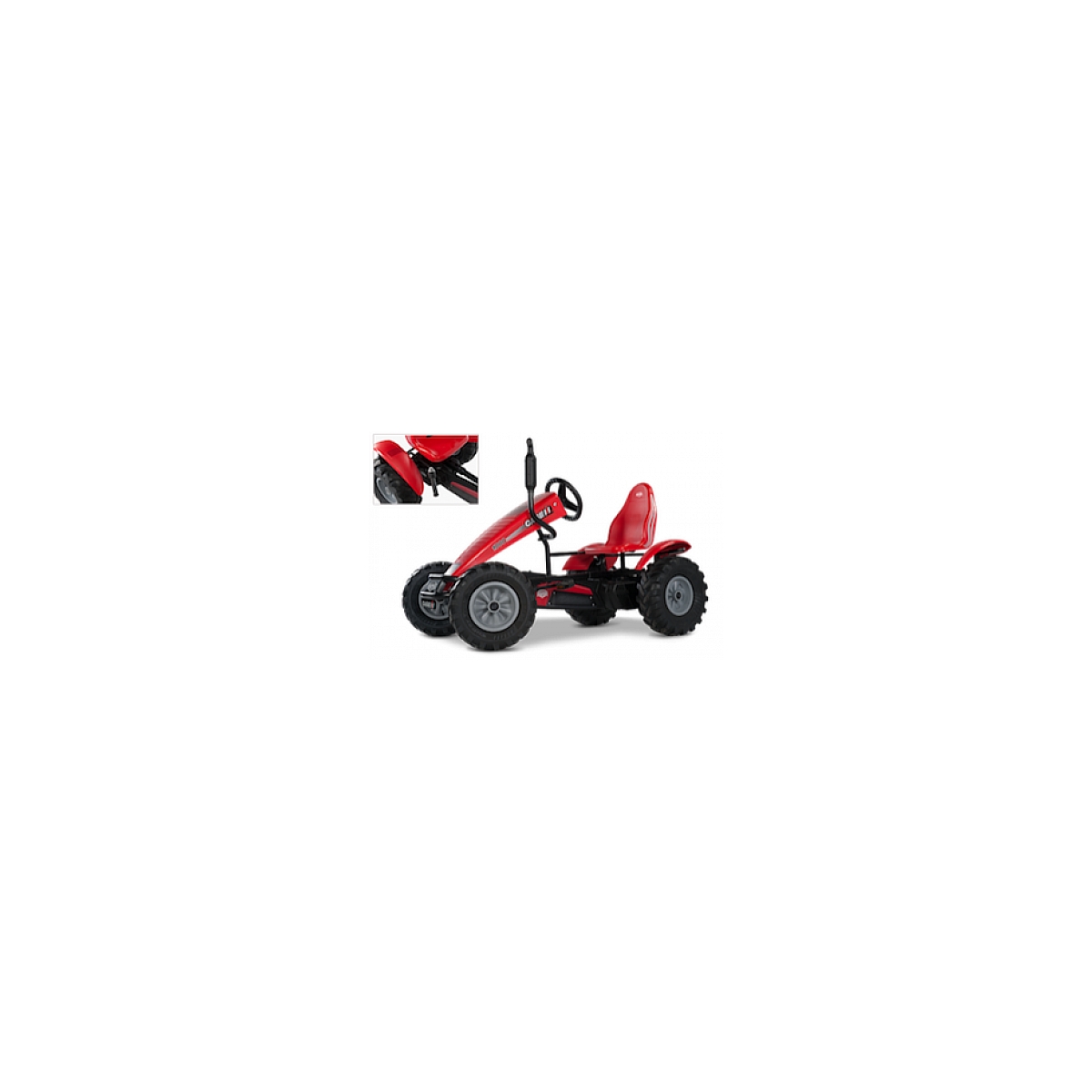 Kart à pédales case-ih bfr-3 rouge