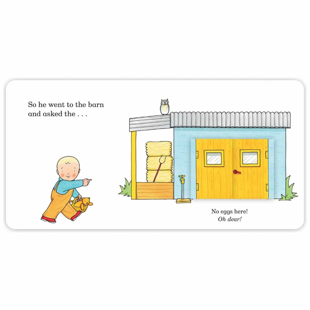 Oh je! Ein Pappbilderbuch mit aufklappbaren Seiten von Rod Campbell