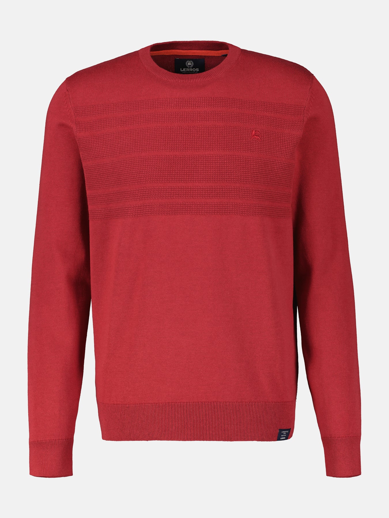 Strickpullover tonal gestreift