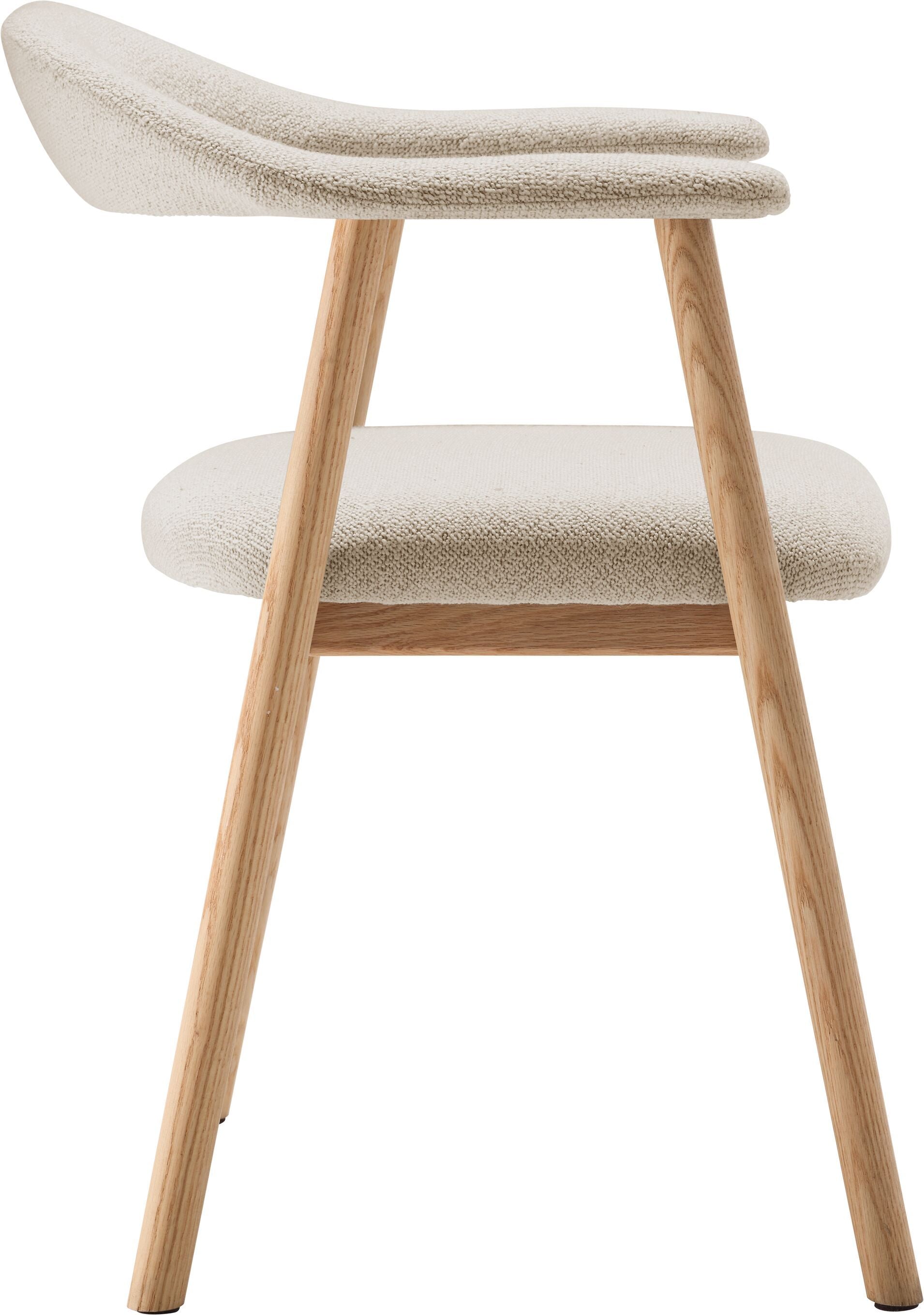 ARYA Stuhl - Beige / B: 56.0 cm x T: 54.0 cm x H: 75.5 cm