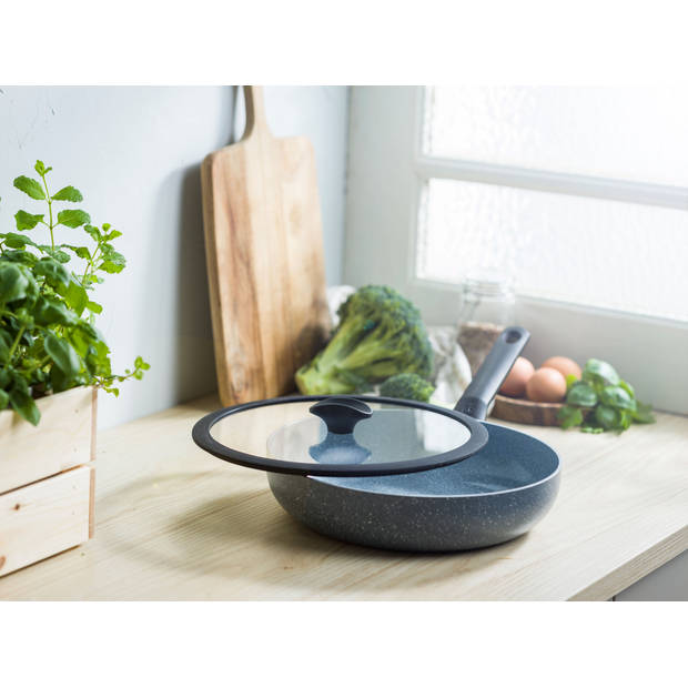 BK Blue Label Granite Hapjespan - Ø 28cm - keramisch (PFAS vrij)