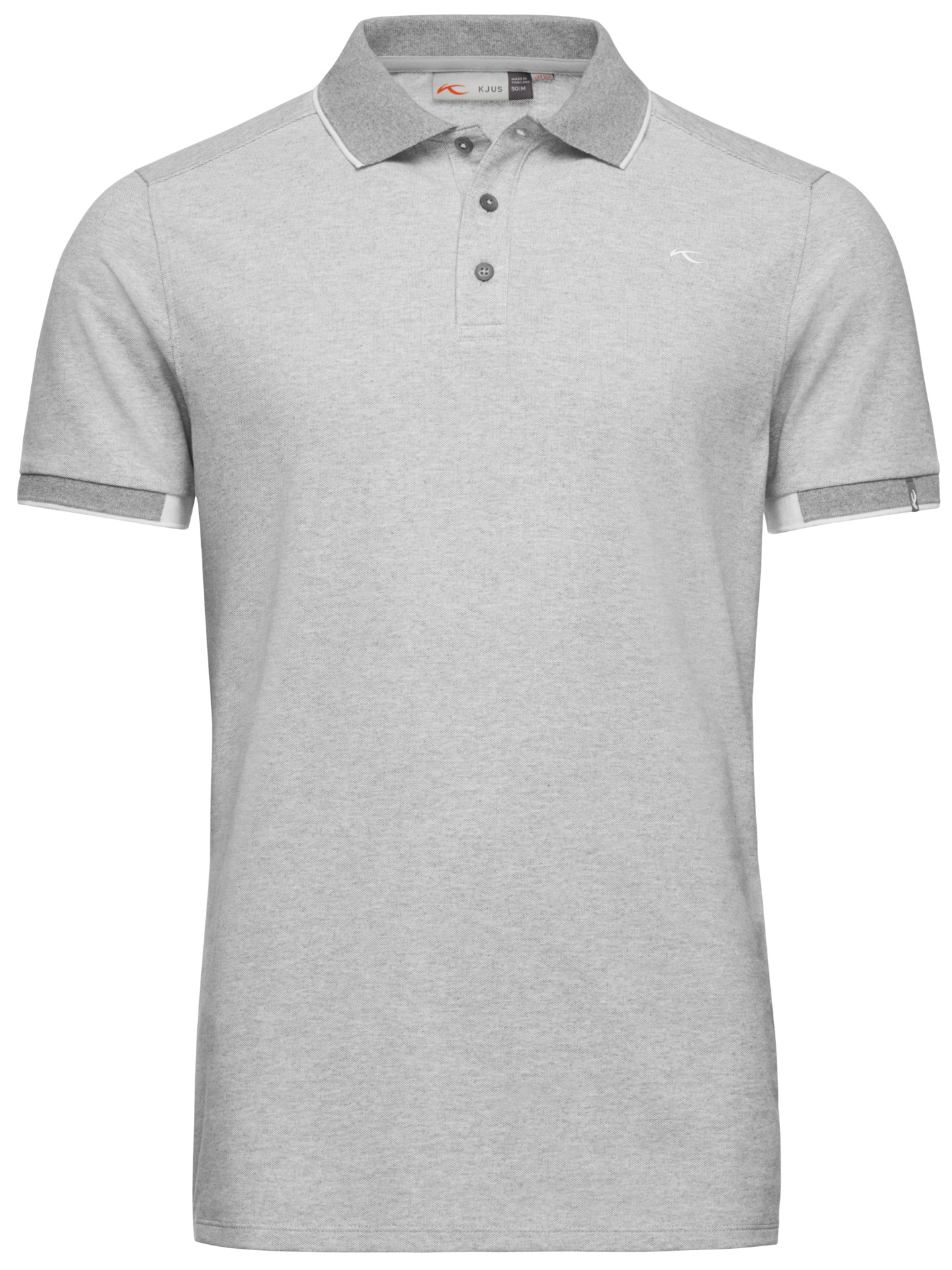 Stan Polo Herre Grey Melange