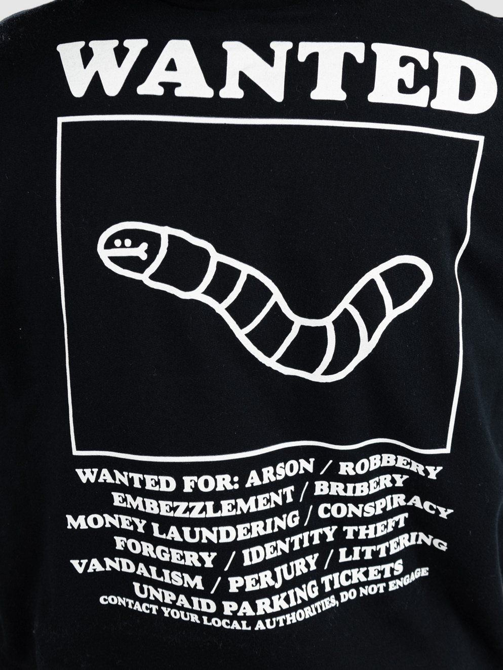 A.LAB Wanted Black Hoodie black