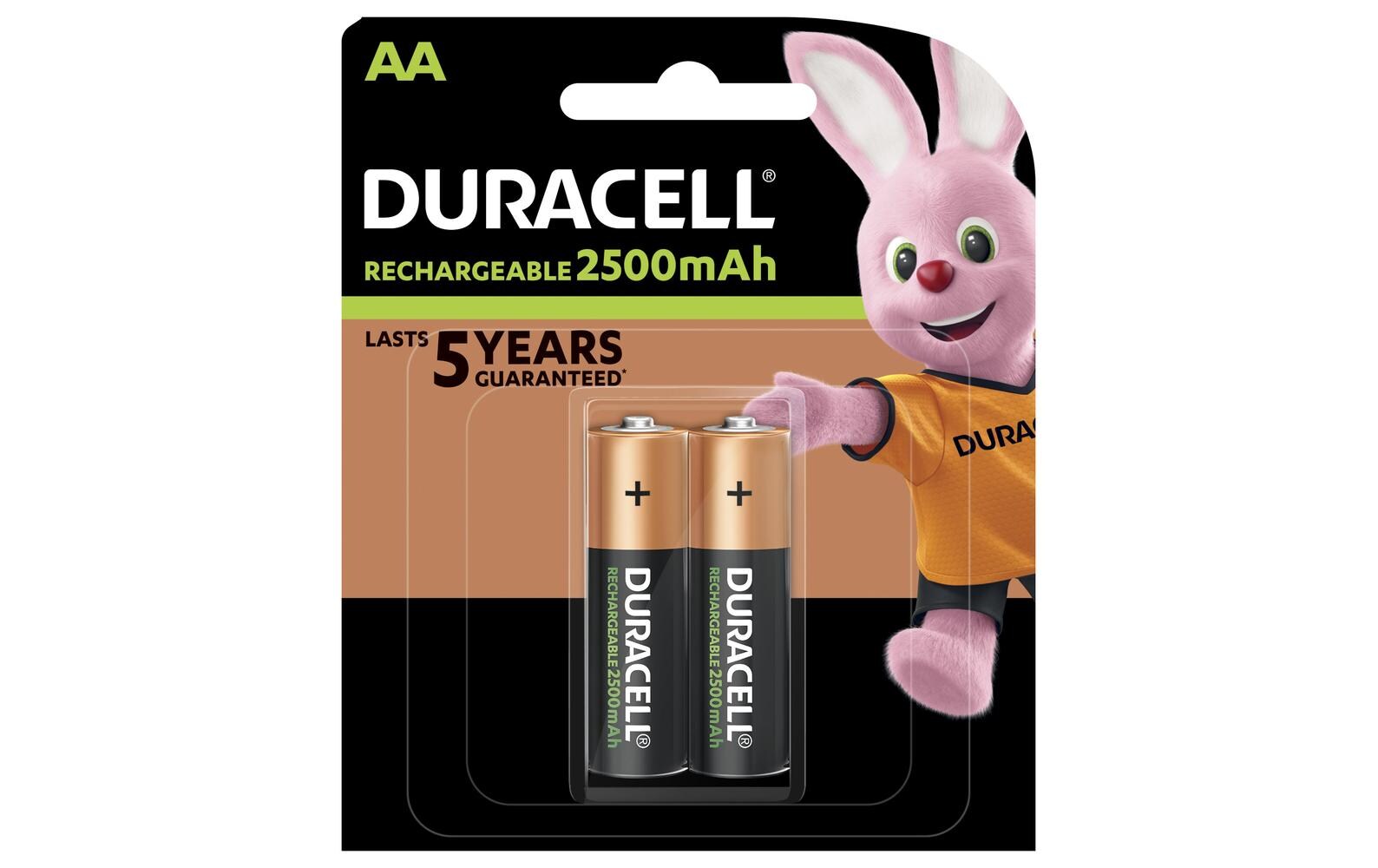 Akku Rechargeable NiMH AA 2500 mAh, 2 StückAkku-Typ AA, 2 Stück