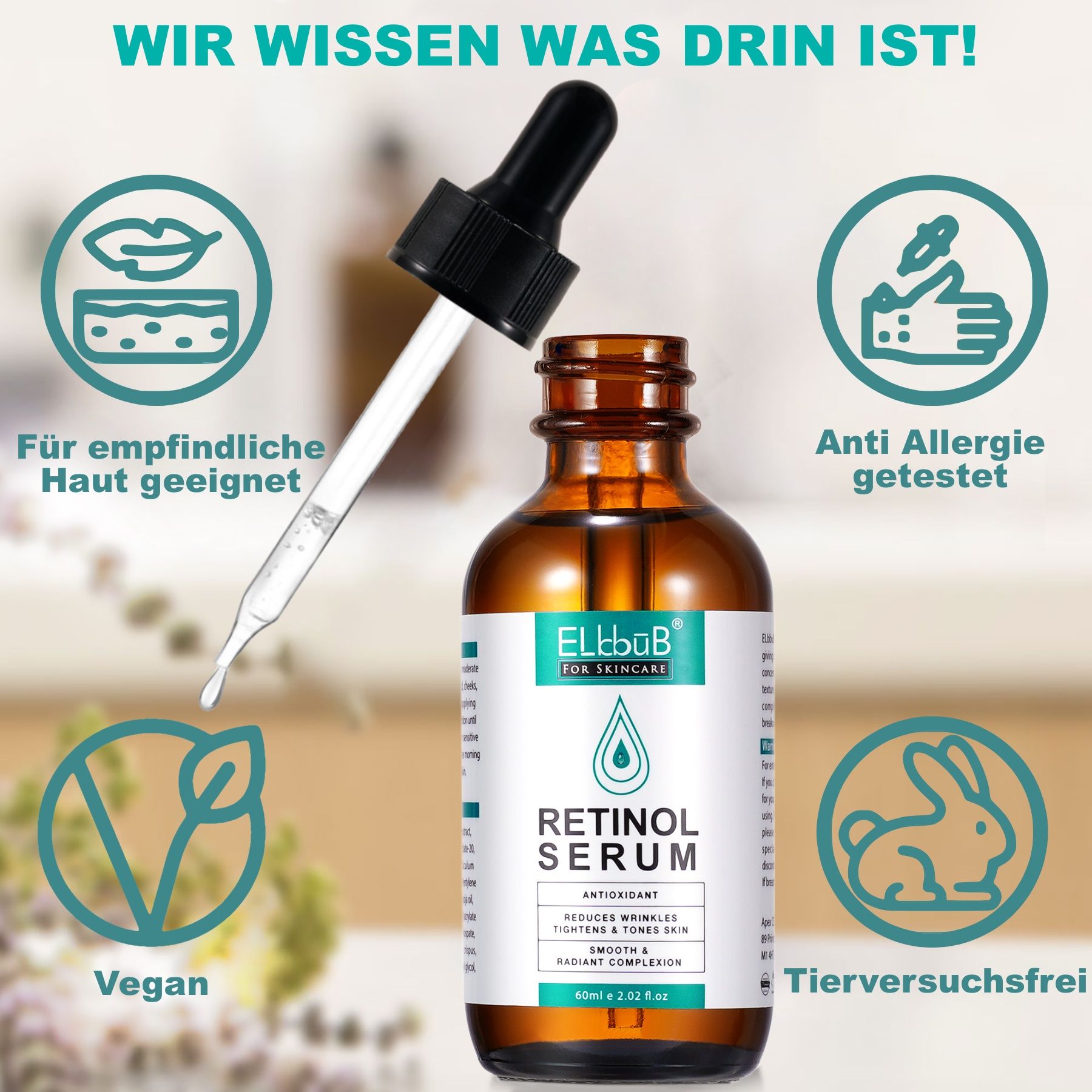 P-Beauty Anti-Falten-Serum Retinol