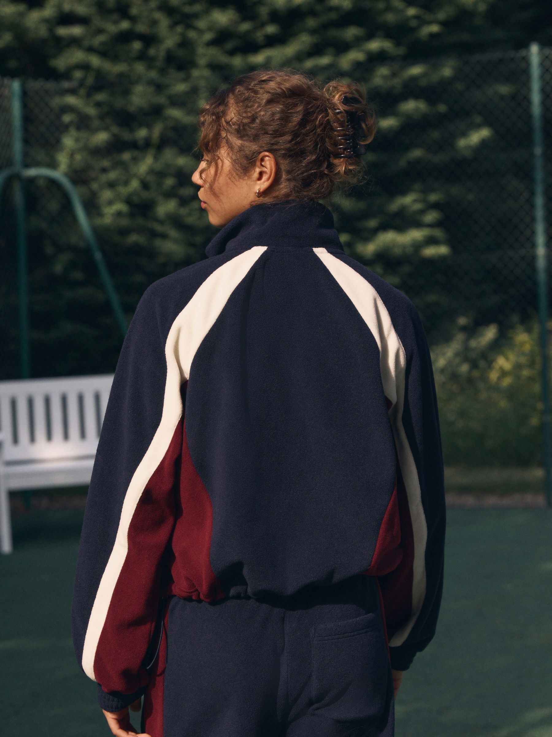 self. Micro Fleece Zip Through Jacket