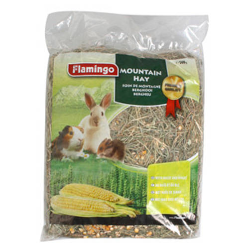Cenoura de feno alpino Flamingo para roedores