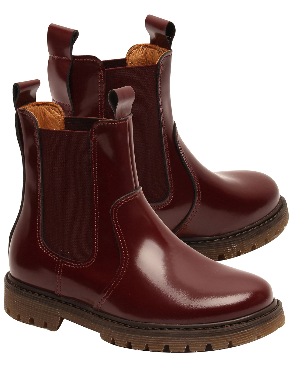 Chelseaboots NEEL in bordeaux polido