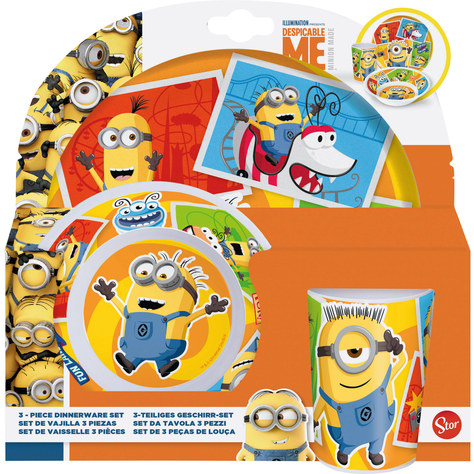 Frühstücksset Minions 3tlg