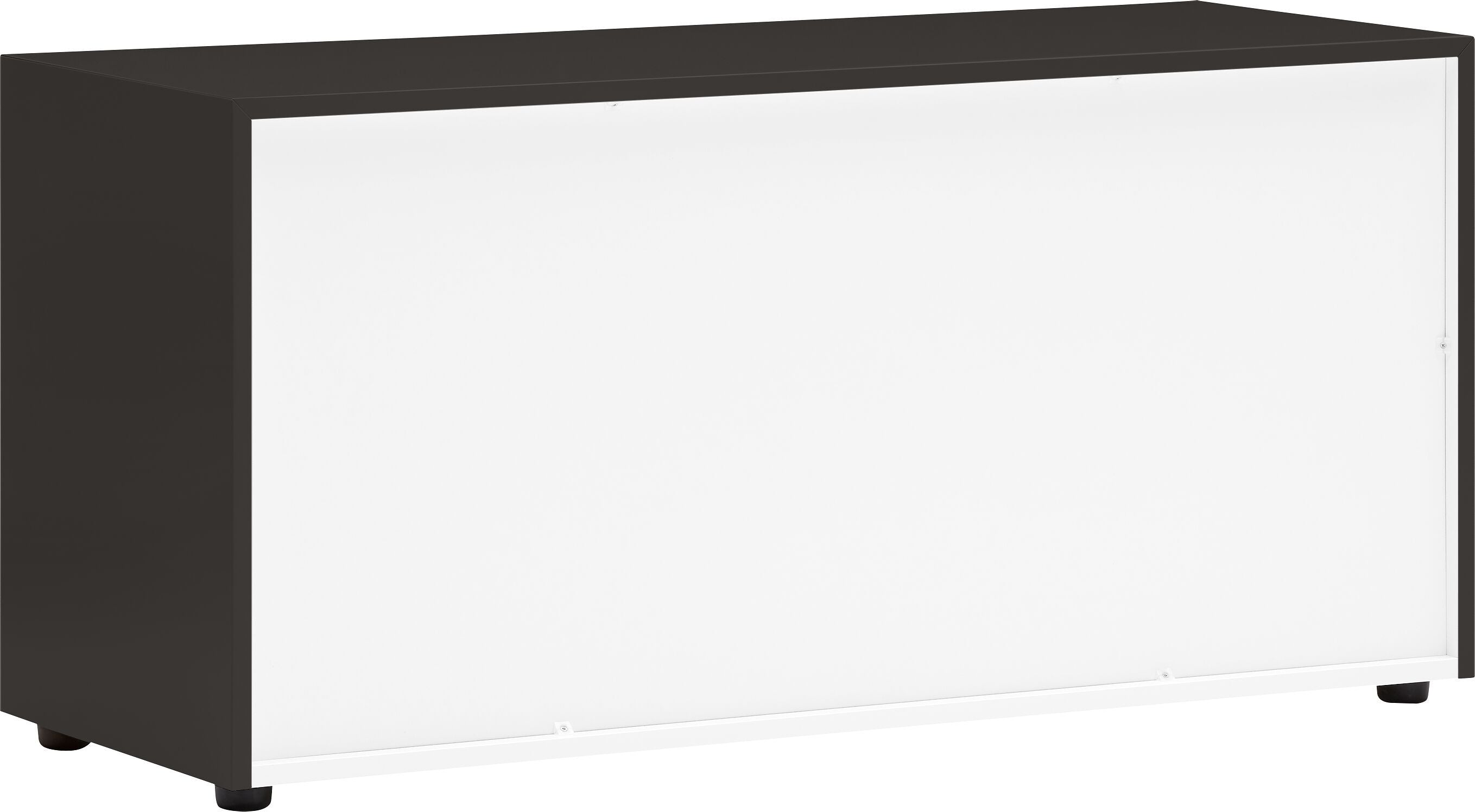 LUX Sideboard - Weiss / B: 120.0 cm x T: 46.0 cm x H: 56.0 cm