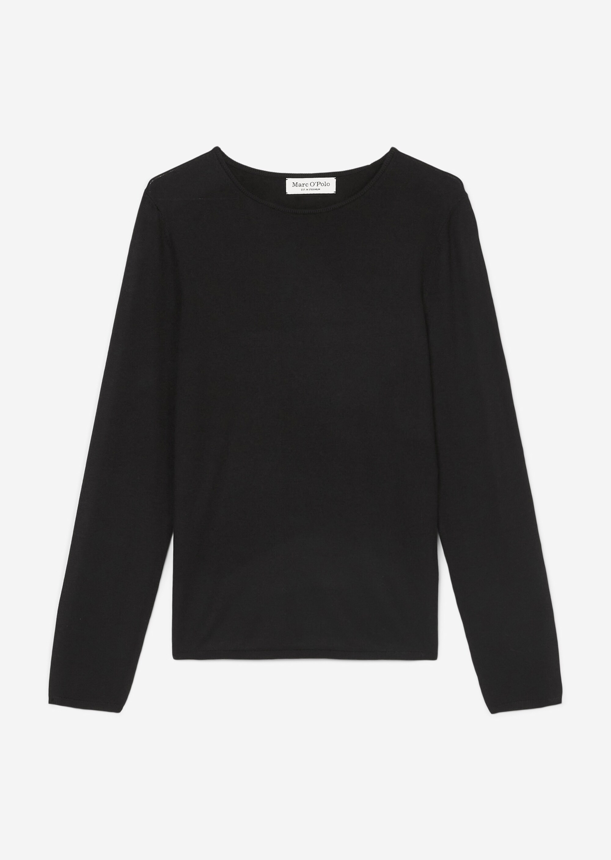 Feinstrick-Pullover regularaus softem Schurwolle-Mix