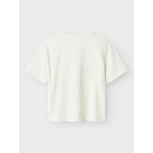 Name It Octiv Squish T-shirt, Cloud Dancer, 134-140 cm
