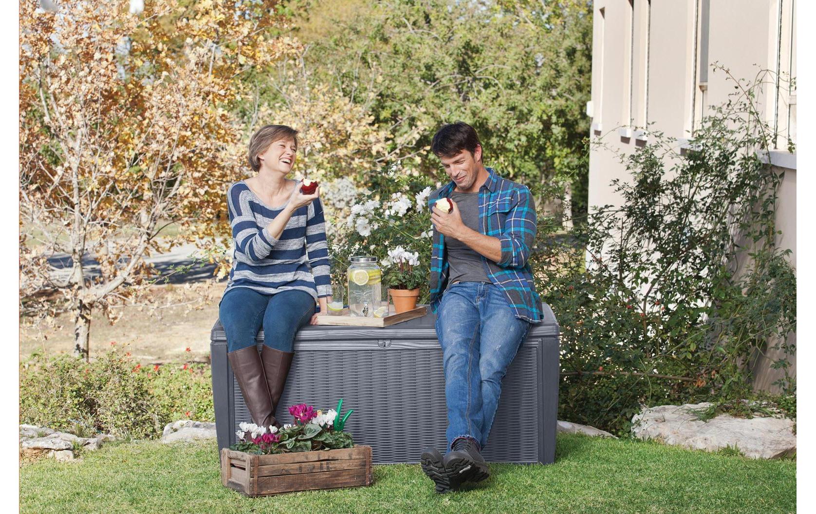 Gartenbox Sumatra 511l Anthrazit<br>Aufbewahrungstruhe