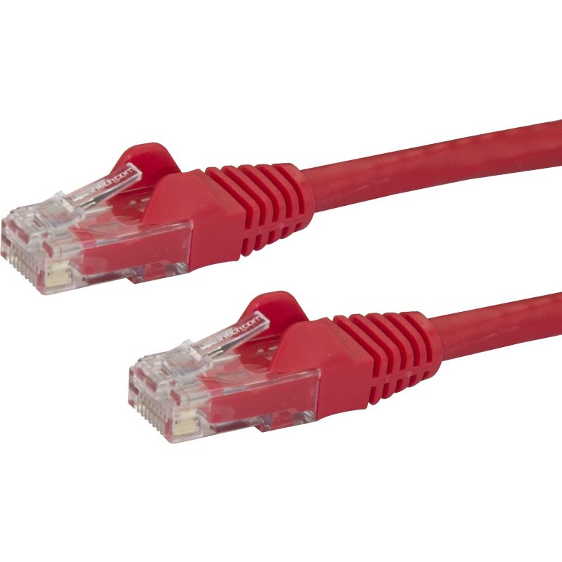 StarTech.com Câble réseau Cat6 UTP sans crochet de 50 cm - Rouge