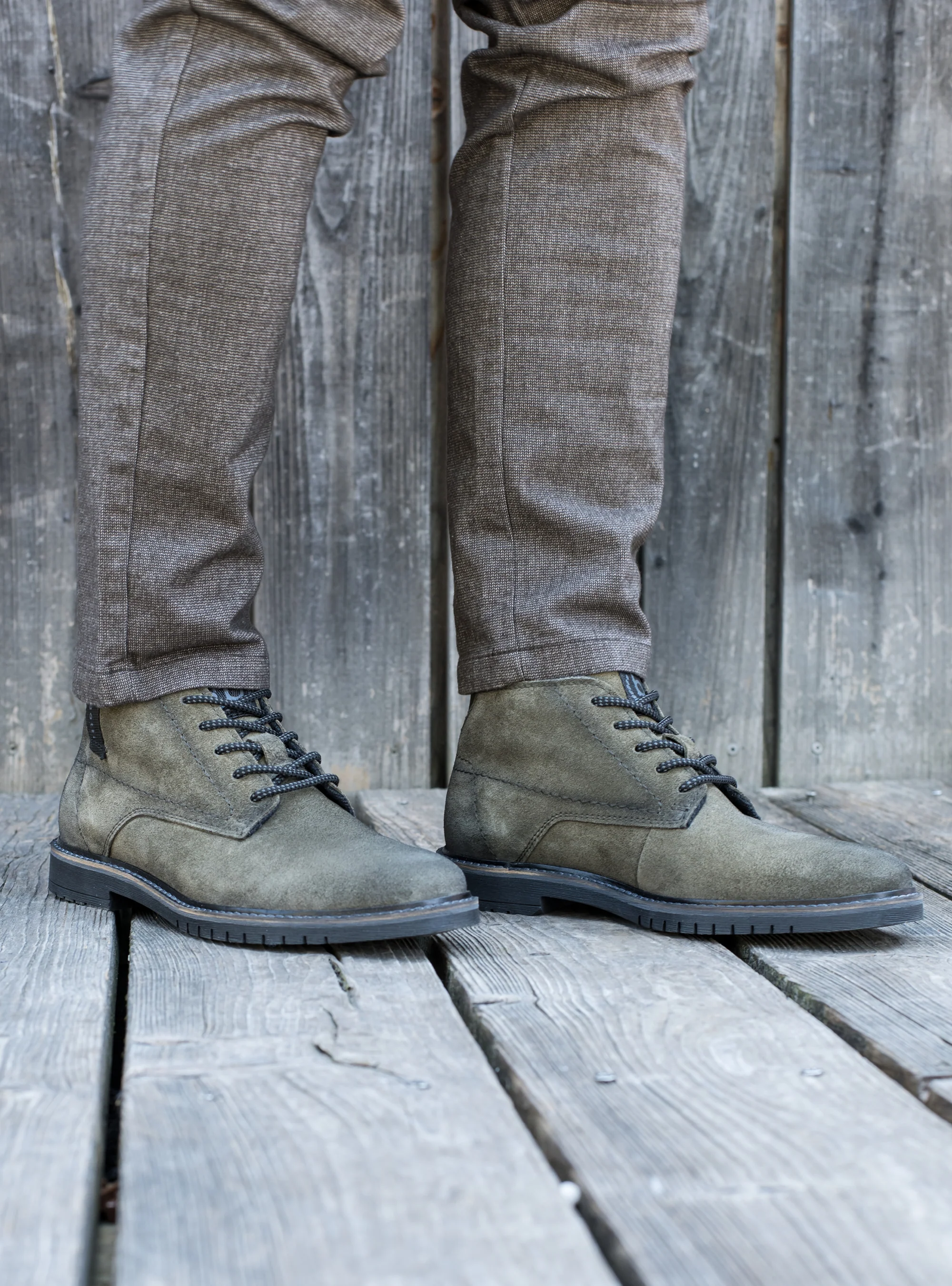 Stiefel dunkelgrün