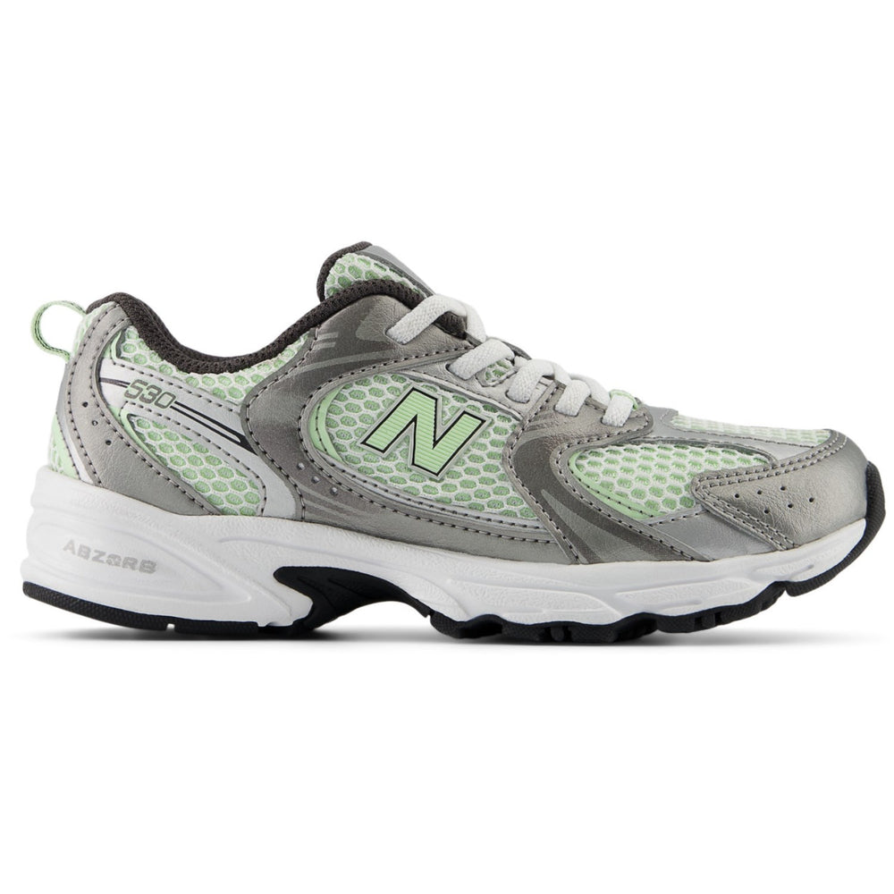 Køb New Balance Sneakers Dark Silver Metallic 530 Kids Bungee Lace