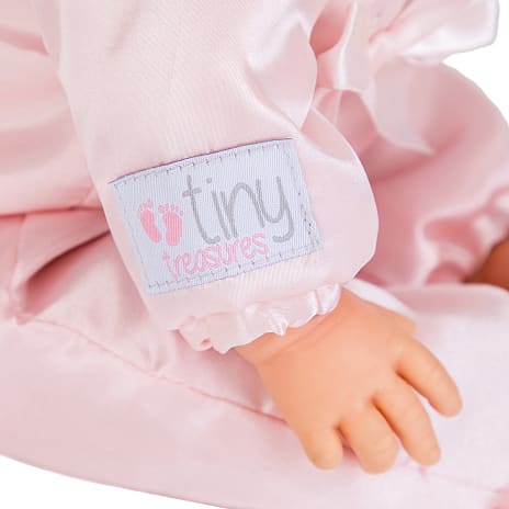Tiny Treasures pink skidragt med sløjfe