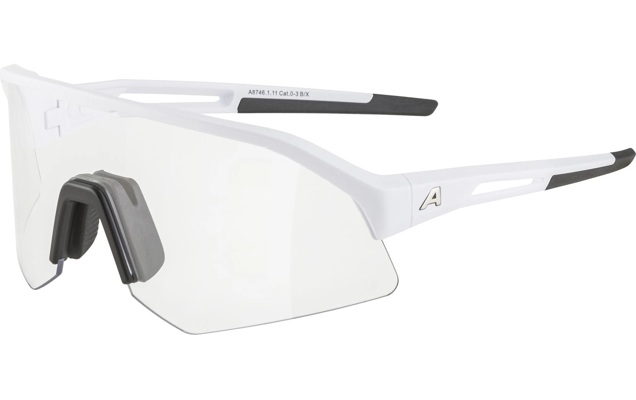 Sportbrille Sonic HR V - Weiss matt<br>Velobrille Cat.0-3
