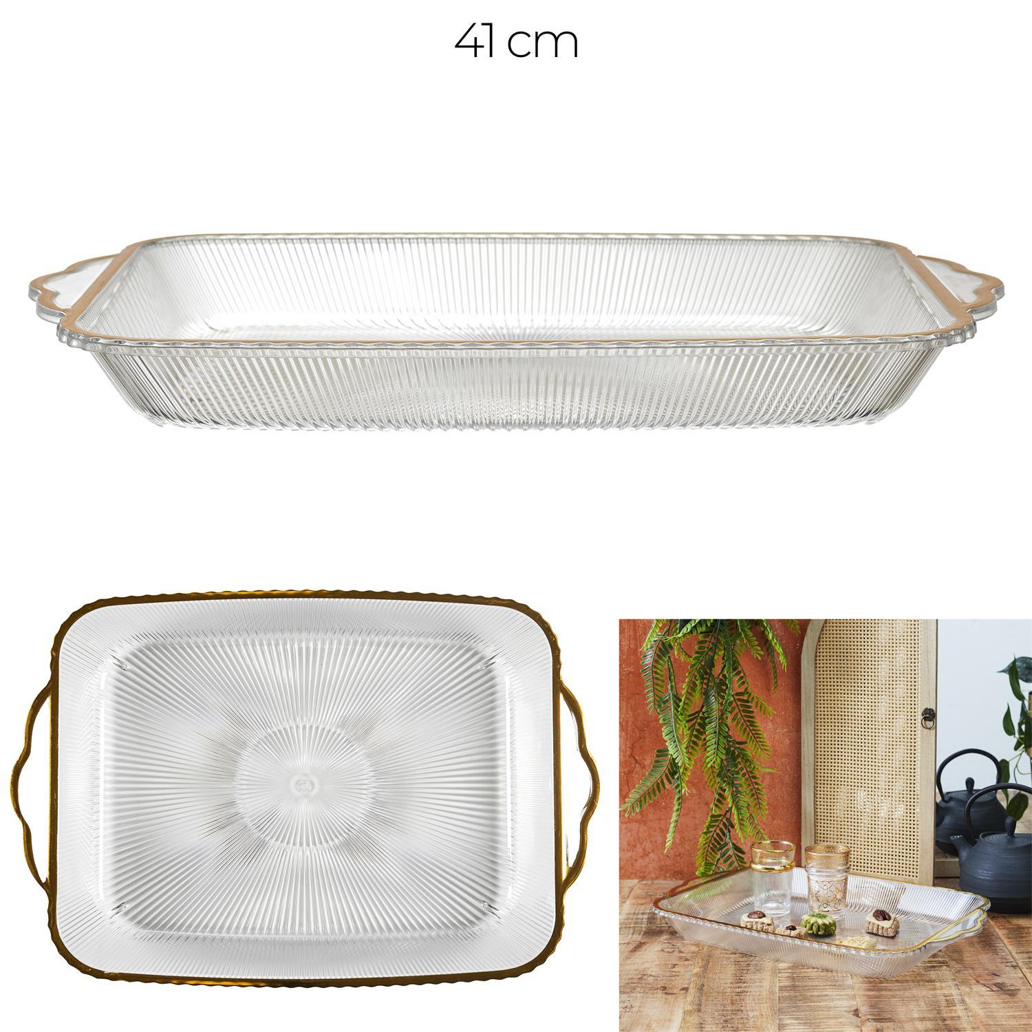 PLATEAU PLASTIQUE MIRAGE 41CM