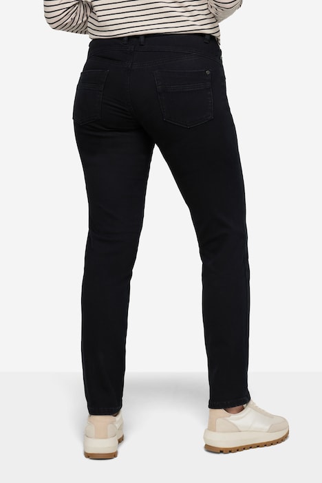 Winter-Jeans, Straight Fit, 5-Pocket, mit recyceltem Polyester