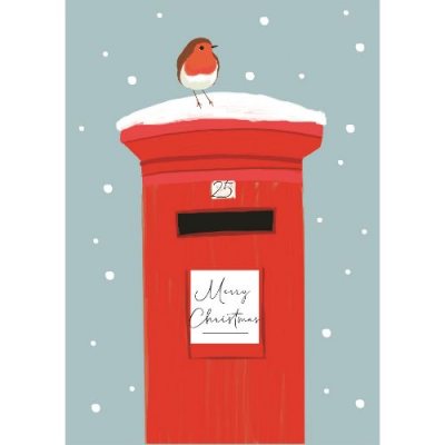 Robin & Letterbox Greetings Card