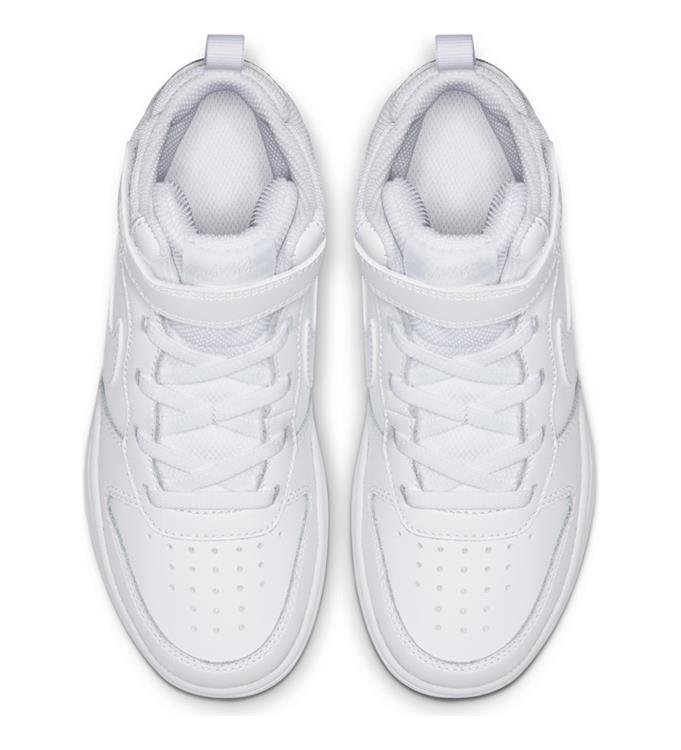 Nike COURT BOROUGH MID 2 (PSV) WHITE-WHITE-WHITE